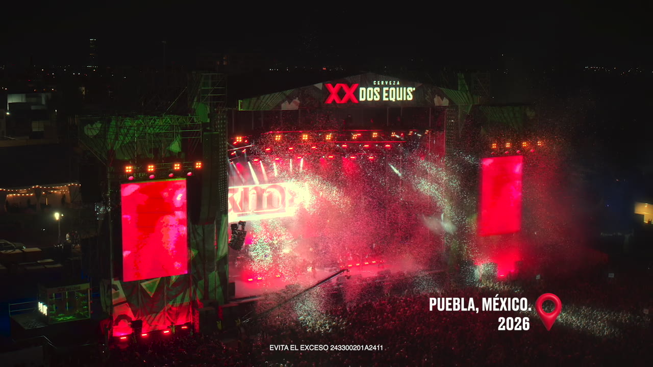 XX Lager Resuena campaign frame